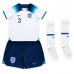 England Luke Shaw #3 Replika Babykläder Hemma matchkläder barn VM 2022 Korta ärmar (+ Korta byxor)